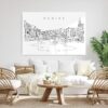 Venice Metal Print - Living Room - Light