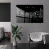 Venice Metal Print - Lounge - Dark