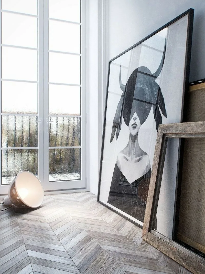 innovative ways to display wall art oversized art on floor edited