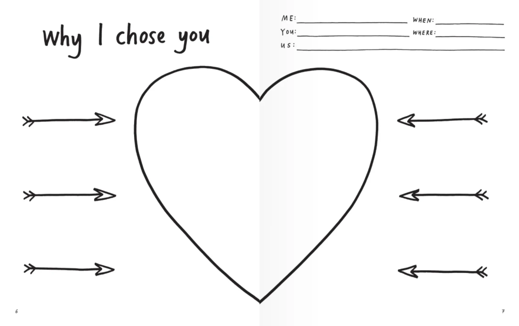 wedding gifts for art lovers me you us love book pages