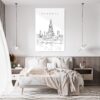 Bangkok Wat Arun Temple Metal Print - Bedroom - Portrait