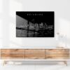 Brisbane Skyline Metal Print - Hallway - Dark