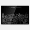 Johannesburg skyline Metal Print Wall Art - Main - Dark