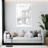 NYC Manhattan Bridge Metal Print - Living Room - Portrait