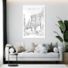 NYC Manhattan Bridge Metal Print - Living Room - Portrait