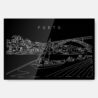 Porto Metal Print Wall Art - Main - Dark