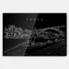 Porto Metal Print Wall Art - Main - Dark