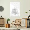Salt Lake Temple Metal Print - Lounge - Portrait