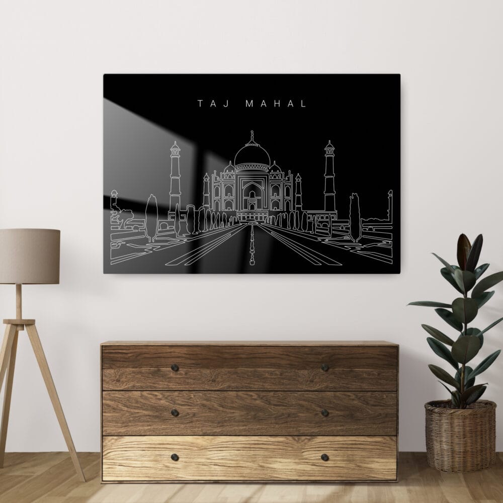 Taj Mahal Palace Metal Print - Lower Shelf - Light Taj Mahal Palace Metal Print - Lower Shelf - Light