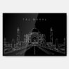 Taj Mahal Palace Metal Print Wall Art - Main - Dark