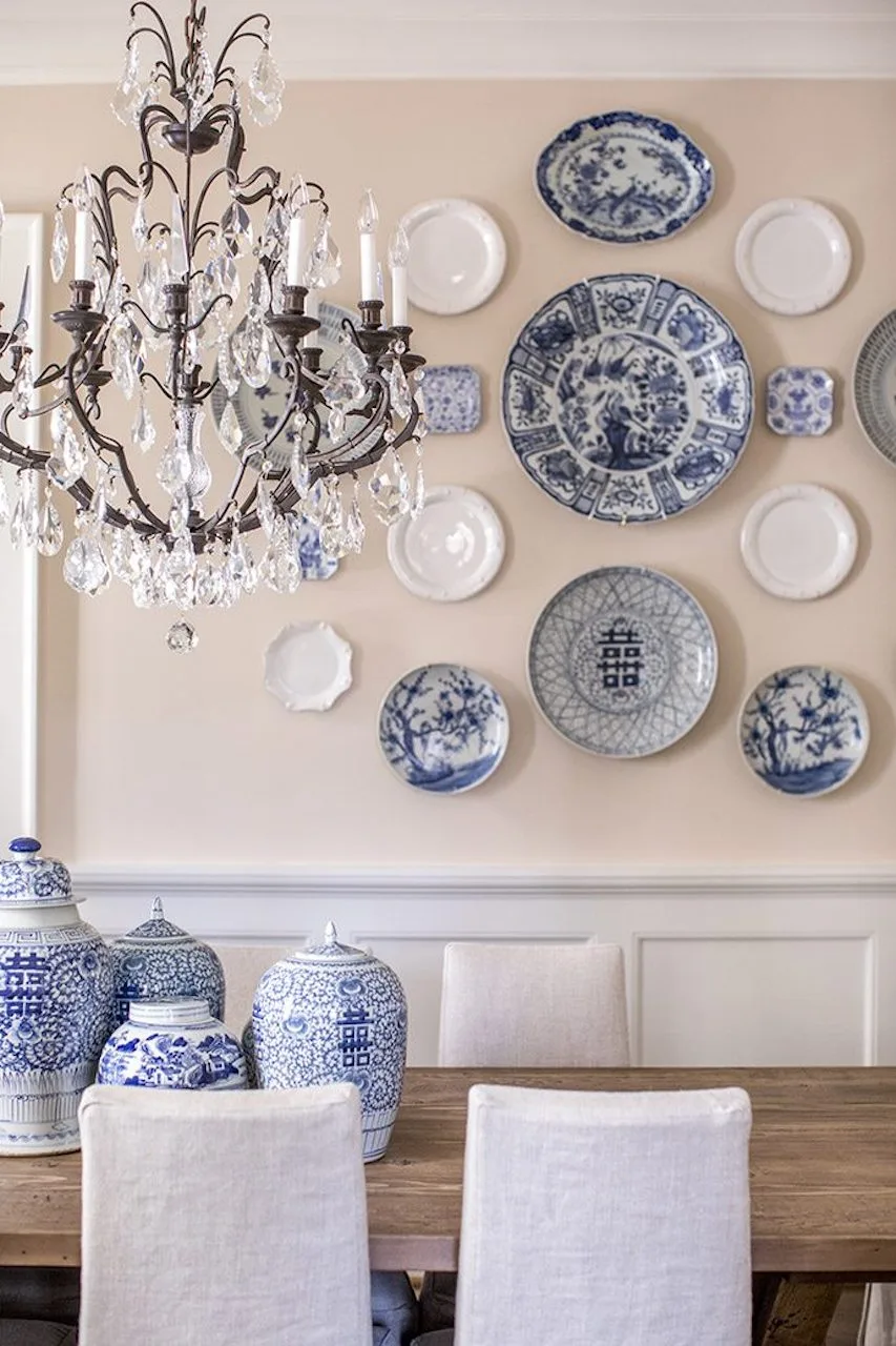 Modern Home Makeover: 15+ Aesthetic Recycling Projects for Eco-Friendly Decor 15 DIY recycling projects upcycled home decor vintage plates gallery wall