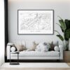 Bogota Colombia Art Print for Living Room