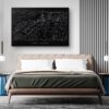 Bogota Colombia Canvas Art Print - Bed Room - Dark