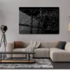 Bogota Colombia Metal Print - Living ROom - Dark