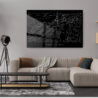 Bogota Colombia Metal Print - Living ROom - Dark
