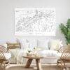 Bogota Colombia Metal Print - Living Room - Light