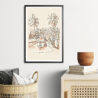 Framed Tuk Tuk Wall Art for Bedroom Room - Portrait