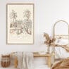 Framed Tuk Tuk Wall Art for Kitchen - Portrait
