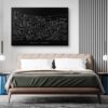 Medellin Colombia Canvas Art Print - Bed Room - Dark
