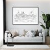 Mexico City Art Print for Living Room