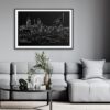 Mexico City Art Print for Living Room - Dark