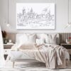 Mexico City Canvas Art Print - Bed Room