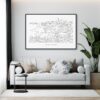 Tulum Mexico Art Print for Living Room