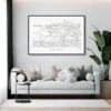Tulum Mexico Art Print for Living Room