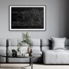 Tulum Mexico Art Print for Living Room - Dark