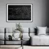 Tulum Mexico Art Print for Living Room - Dark