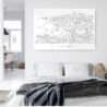 Tulum Mexico Metal Print - Bed Room - Light