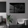 Tulum Mexico Metal Print - Lounge - Dark