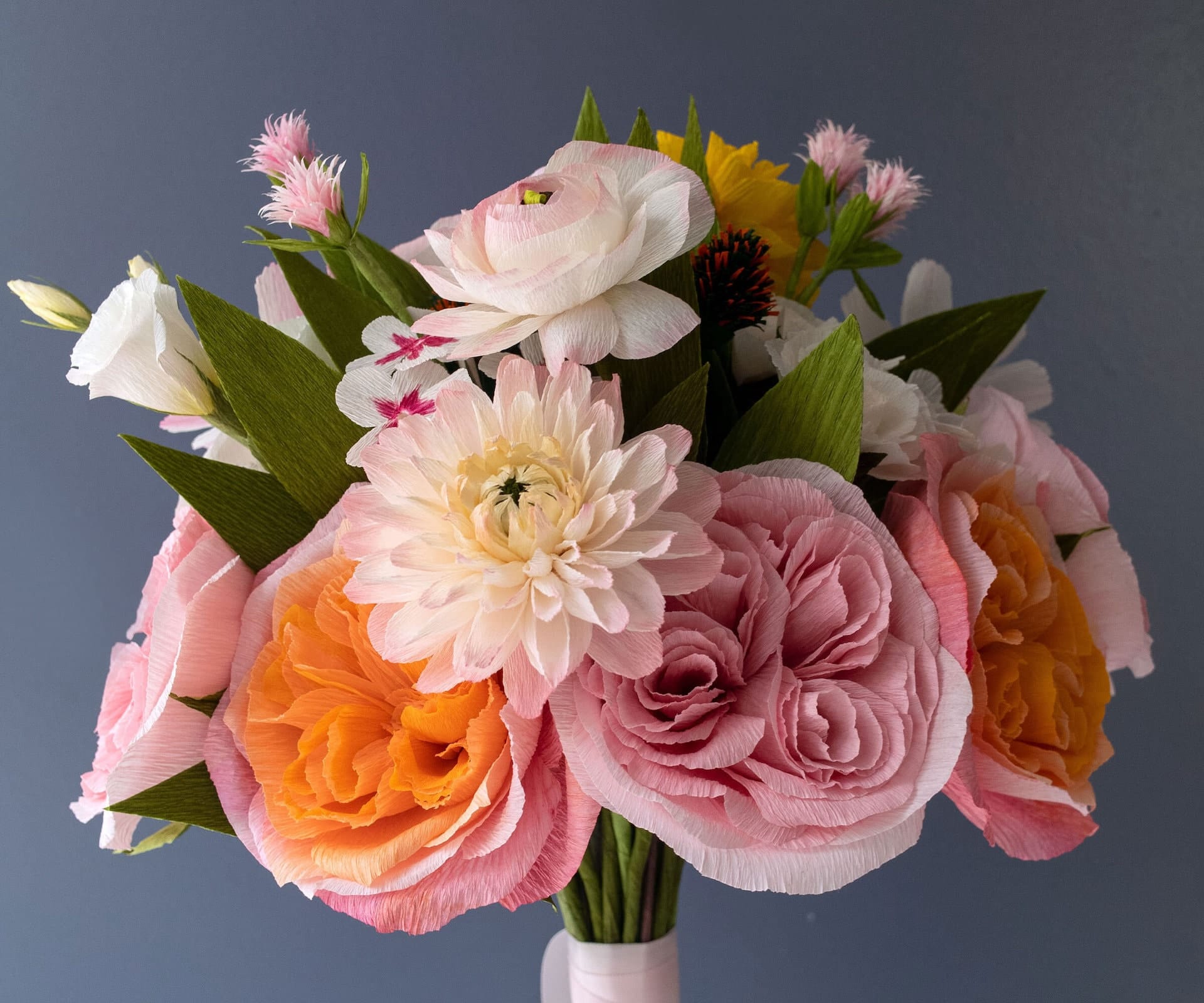 unique valentine's day gift ideas_paper-flower-bouquet-PaperRoseCo