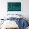 Beijing Art Print for Bed Room - Dark