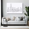 Beijing Canvas Art Print - Living Room