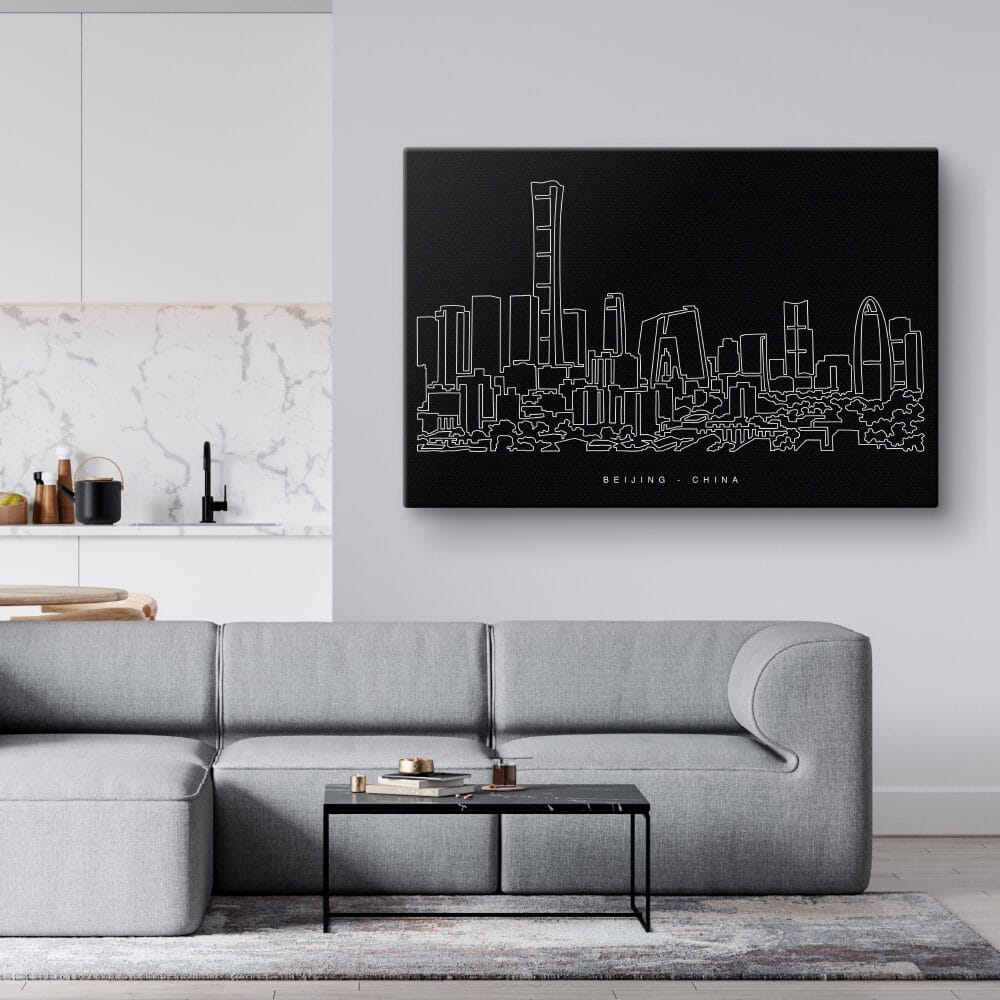 Beijing Canvas Art Print - Living Room - Dark Beijing Canvas Art Print - Living Room - Dark