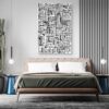 Buffalo NY Canvas Art Print for Bedroom - Portrait