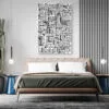 Buffalo NY Canvas Art Print for Bedroom - Portrait