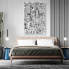 Buffalo NY Canvas Art Print for Bedroom - Portrait