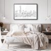 Framed Beijing Wall Art for Bedroom