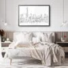 Framed Beijing Wall Art for Bedroom