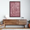 Framed Buffalo NY Wall Art for Office - Portrait