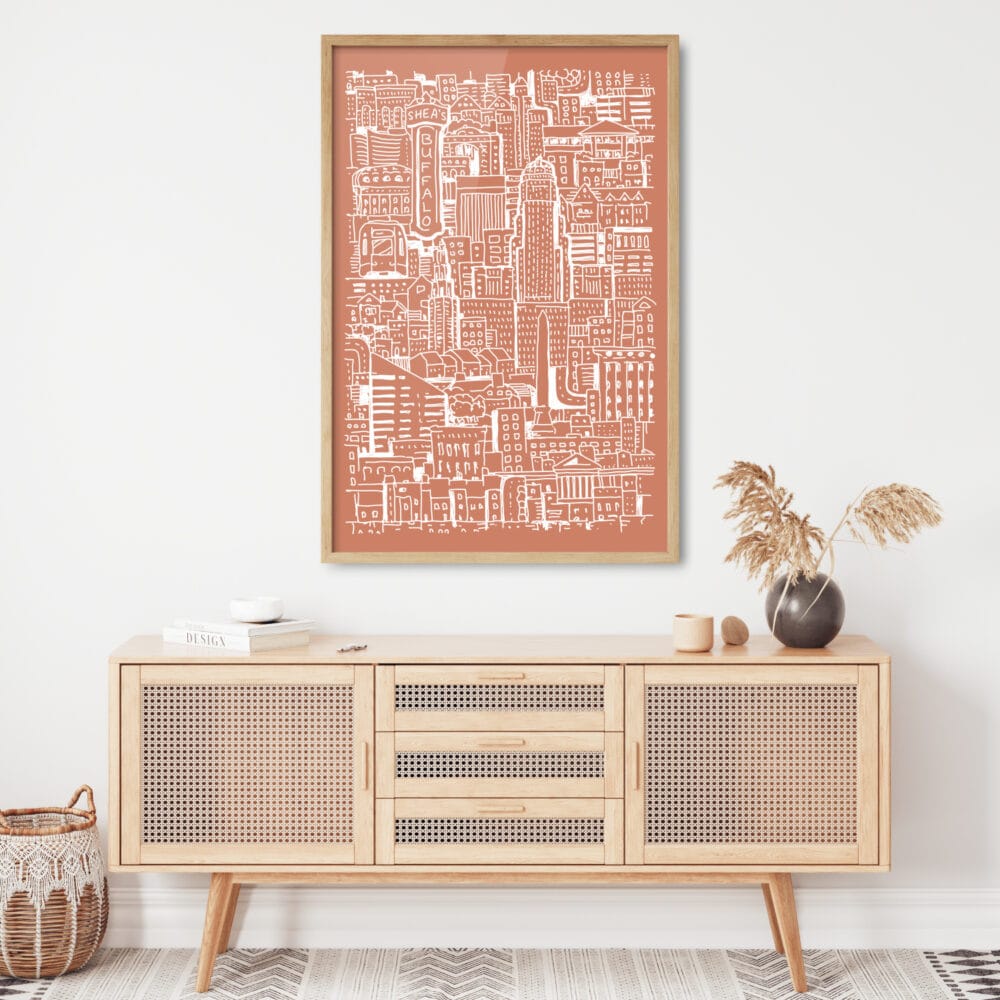 Framed-Buffalo-NY-Wall-Art-salmon-Portrait Framed-Buffalo-NY-Wall-Art-salmon-Portrait