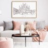 Framed Milan Wall Art for Living Room