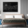 Lexington KY Canvas Art Print - Bed Room - Dark