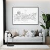 Lexington Kentucky Art Print for Living Room
