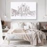 Milan Canvas Art Print - Bed Room