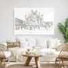 Milan Cathedral Metal Print - Living Room - Light