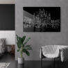 Milan Cathedral Metal Print - Lounge - Dark
