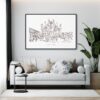 Milan Italy Art Print for Living Room